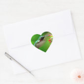 Heart Shaped Hummingbird-Aufkleber Herz-Aufkleber (Umschlag)