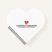 Heart Shaped Notebook Notizblock (Vorderseite)