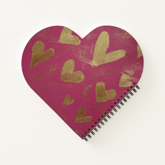 Heart Shaped Notebook Notizblock (Rückseite)