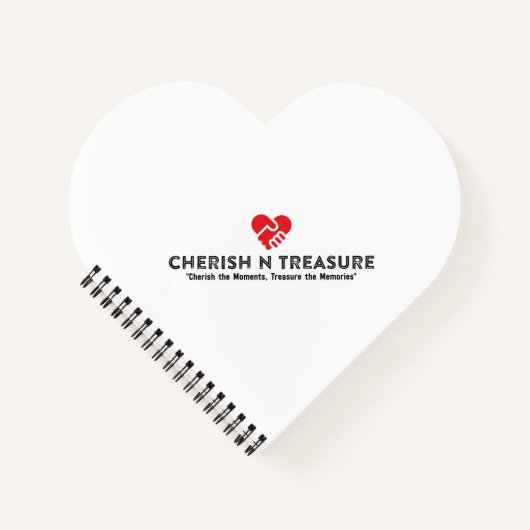 Heart Shaped Notebook Notizblock (Vorderseite)