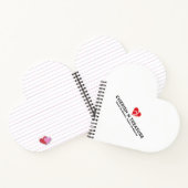 Heart Shaped Notebook Notizblock (Innenseite)