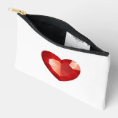 Heart Shaped Pencil Case Zubehörtasche (Offen)