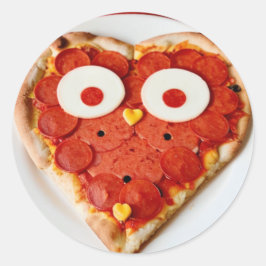 Heart Shaped Pizza Sticker - Niedlich & Funny Fein
