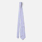 Heart Shaped Plaid Pink Blue Pastel Neck Tie Krawatte (Rückseite)