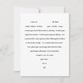 Heart Shaped Poetry Card Dankeskarte (Vorderseite)