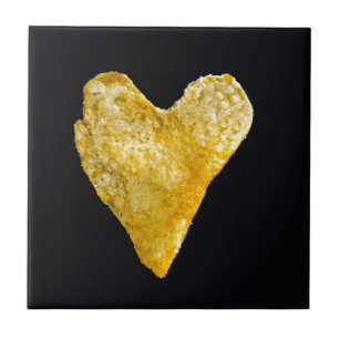 Heart Shaped Potato Chip Fliese
