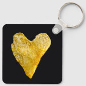Heart Shaped Potato Chip Keychain Schlüsselanhänger (Rückseite)