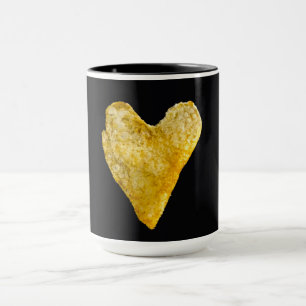 Heart Shaped Potato Chip Tasse