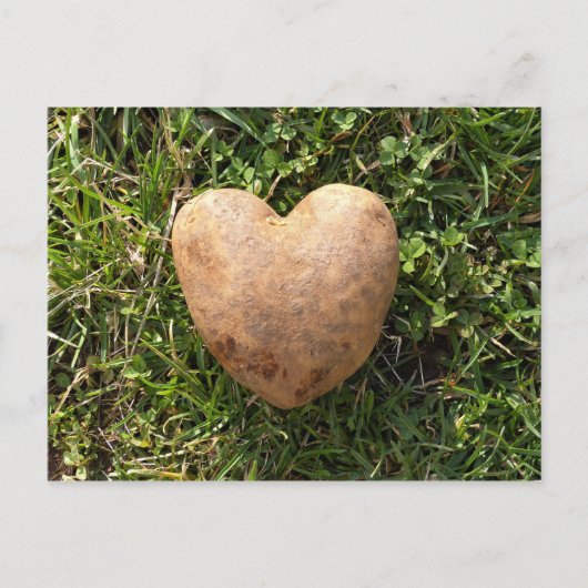 Heart Shaped Potato Postkarte (Vorderseite)