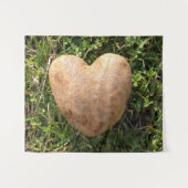 Heart Shaped Potato Wandteppich (Vorderseite (Horizontal))