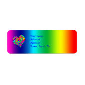 Heart Shaped Rainbow Twirl (Vorne)