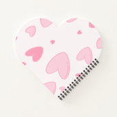Heart Shaped Spiral Notebook – Customize Your Love Notizblock (Rückseite)