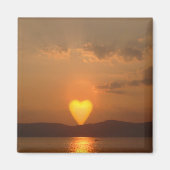 Heart Shaped Sun Magnet (Vorne)