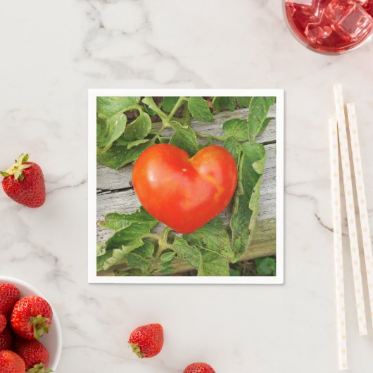 Heart Shaped Tomato Serviette (Beispiel)