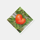 Heart Shaped Tomato Serviette (Ecke)