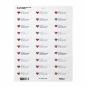 Heart Shaped Union Jack Flag (Vorne)