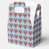 Heart Shaped Union Jack Flag Geschenkschachtel (Geöffnet)