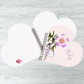 Heart Shaped Wax flower  Notizblock