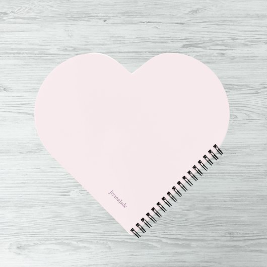 Heart Shaped Wax flower  Notizblock