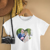 Heart Shaped Wedding Foto T-Shirt