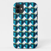 Heart Sky-blue Case-Mate iPhone Hülle (Rückseite)