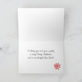 Heart Snowflake Weihnachten | rot (Innenseite)