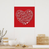 Heart Soul Square Poster (24x24) (Küche)