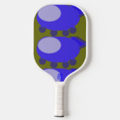 Heart Spaceship Modernes Pickleball Paddle (Rückseite)