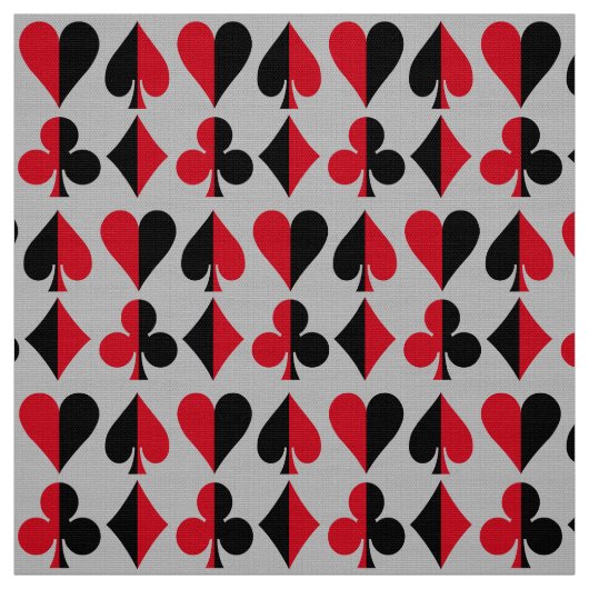 Heart Spade Diamond Club Stoff (Muster)