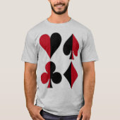 Heart Spade Diamond Club T-Shirt (Vorderseite)