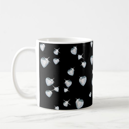 Heart Sparkle Diamonds Kaffeetasse (Links)