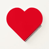 Heart Spiral Notebook Notizblock (Rückseite)