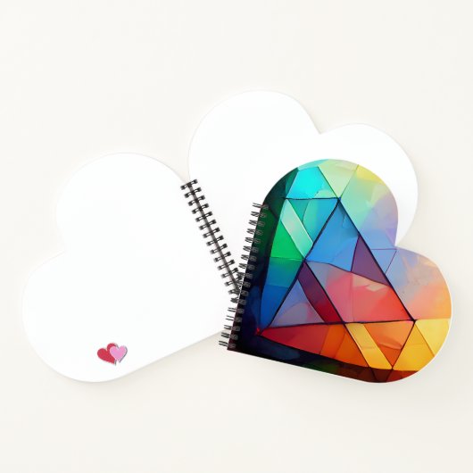 Heart Spiral Notebook Notizblock (Innenseite)