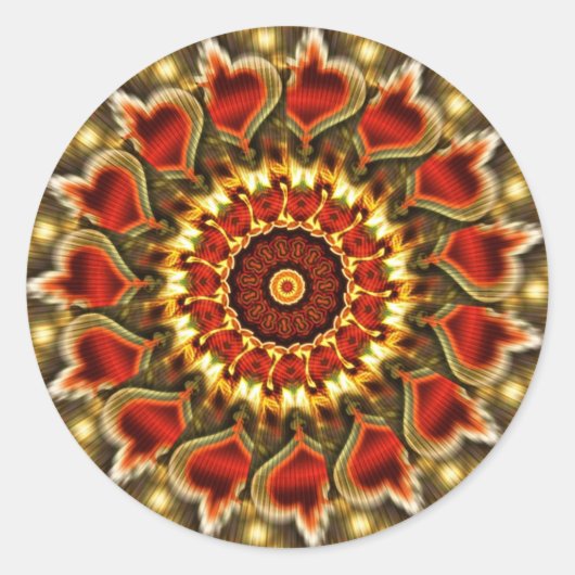 Heart Spiral Sticker (Vorderseite)