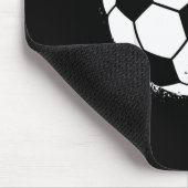 Heart Srts Soccer Basketball Ball Lover Valentines Mousepad (Ecke)