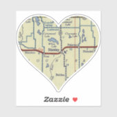 Heart Stanley ND Aufkleber (Blatt)