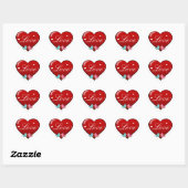 Heart Sticker  ECC ,Pegatina   (Blatt)