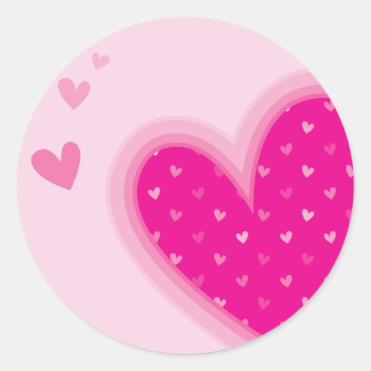 HEART STICKER SIEGEL :: Funky herzen 1 (Vorderseite)