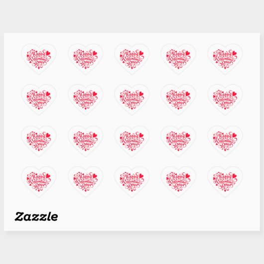 Heart Stickers (Blatt)