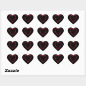 Heart Stickers (Blatt)