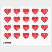 Heart Stickers (Blatt)