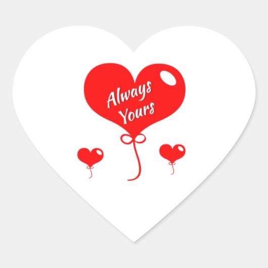 Heart Stickers | Personalized Craft Decals (Vorderseite)