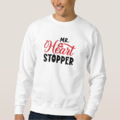 Heart Stopper Valentinstag Men Sweatshirt (Vorderseite)