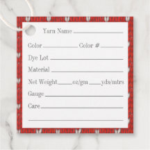 HEART STRICK 2" Quadratgarnmarken