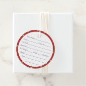 HEART STRICK 2" Rundgarntags Geschenkanhänger (Beispiel)