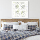 Heart Sutra (般若心経) Leinwanddruck (Insitu (Schlafzimmer))