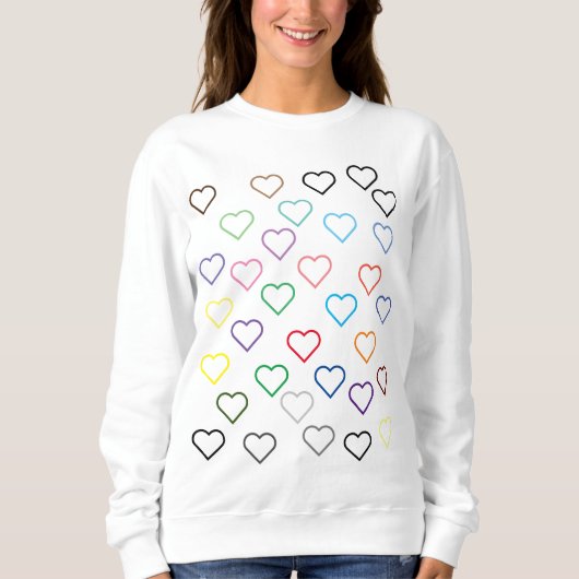 heart sweatshirt (Vorderseite)