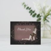 Heart Tag Elf Design Anpassbare Fantasy Postkarte (Stehend Vorderseite)