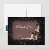 Heart Tag Elf Design Anpassbare Fantasy Postkarte (Vorne/Hinten)