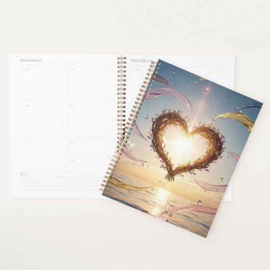 Heart Themed Minimalist Planner Planer (Anzeige)